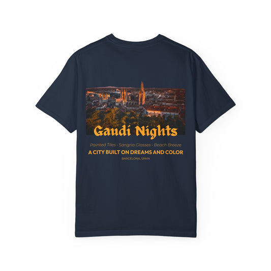 Gaudí Nights Tee - Barcelona
